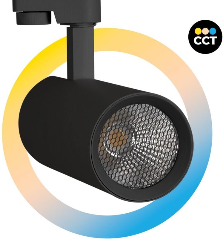 Thumbnail - Led cct 1-Phase-Schienenstrahler - 20W - cri 90 - 1800 lm