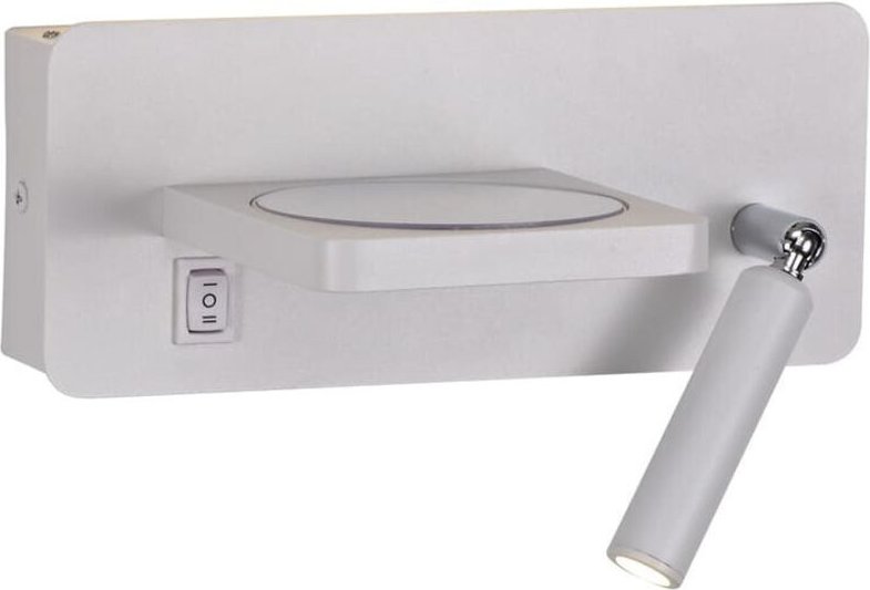 Wandleuchte led Rob 5W+3W usb und kabelloses Ladegerät