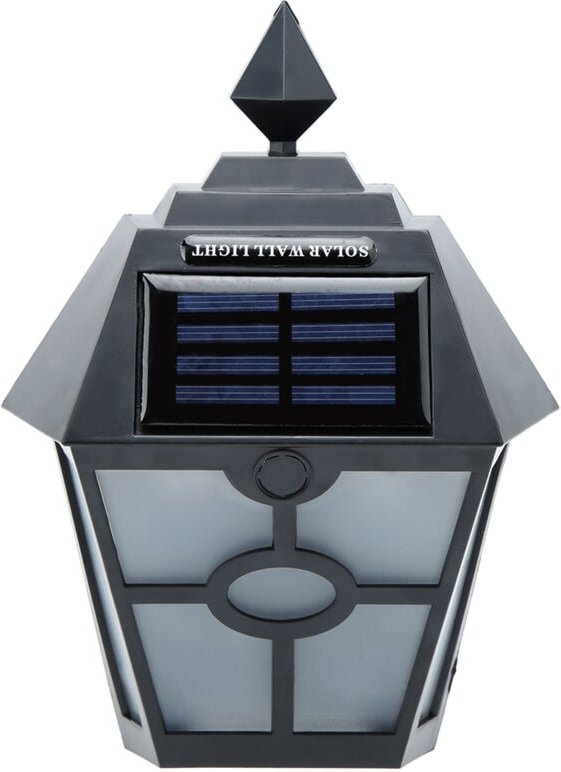 Sechseckige, solarbetriebene LED-Außenleuchte für Garten und Hof – Dekoration für Landschaft und Wand