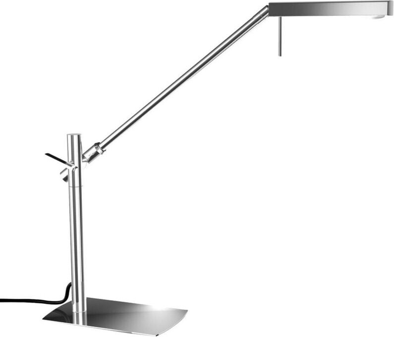 Inspired Mantra Fusion Phuket Phuket Tischlampe, 1 Licht, 7 W LED, 3000 K, 600 lm, Touch-Dimmer, poliertes Chrom, 3 Jahr...