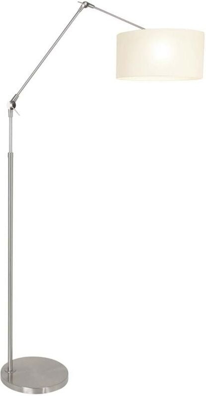 Steinhauer - stehlampe - Prestige Chic - stahl - leinen metall -
