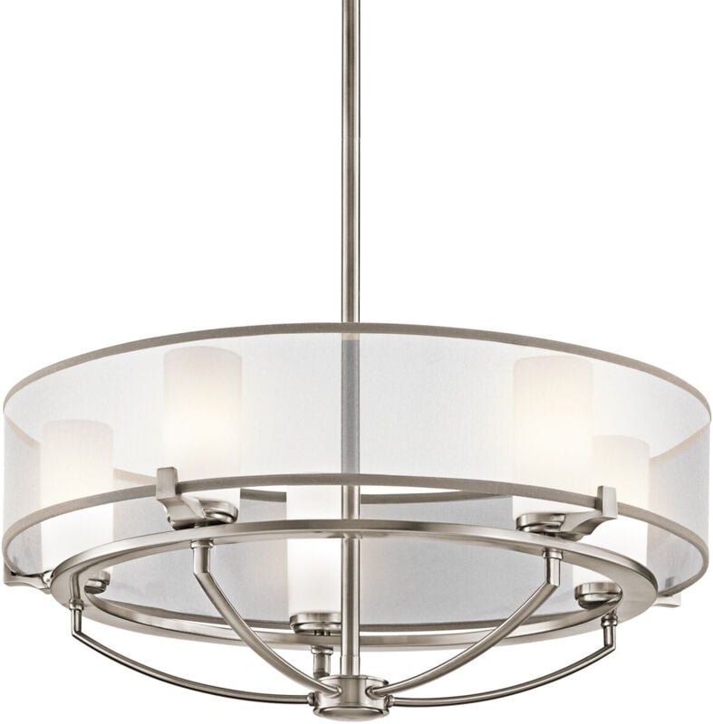 Elstead - Saldana - 5 Light Pendel Kronleuchter Light Classic Zinn, G9