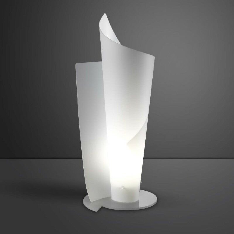Thumbnail - Tischlampe aus Polilux vela Bianca Durchmesser 19 x h50 cm