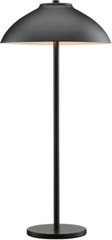 Vali Tischleuchte Schwarze Struktur, Schalterschirm 2x G9