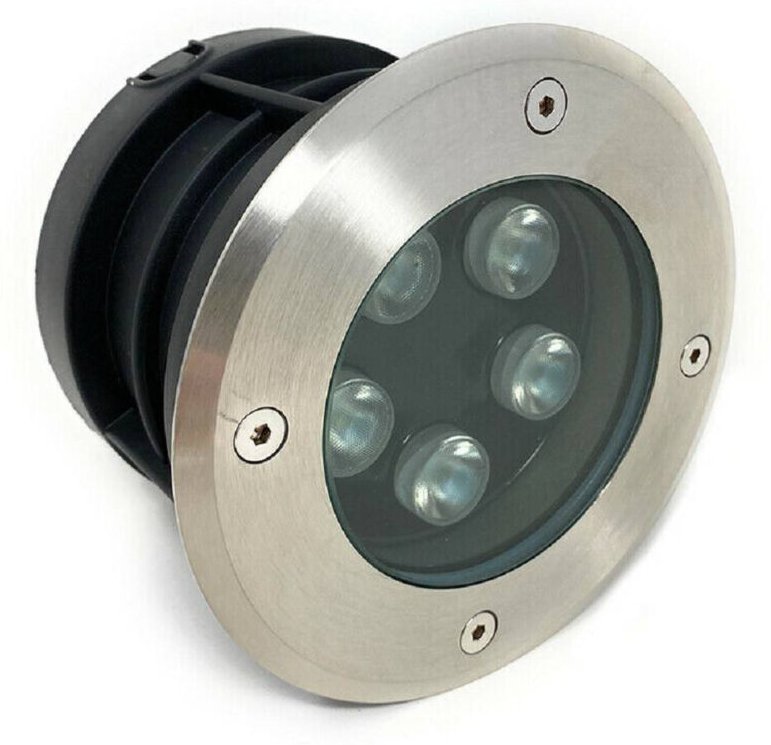 Trade Shop Traesio - Trade Shop - Einbaustrahler 5W begehbar Außenstufenbeleuchtung 6500K 3000K 4000K ES08-5 -