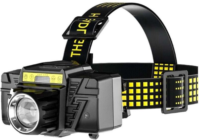 Leistungsstarke XHP50-Stirnlampe – Wiederaufladbar, Typ-C, Induktion