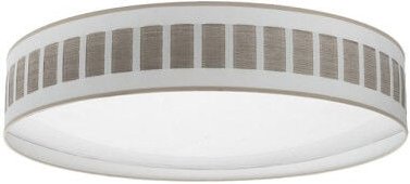 Fabrilamp - Deckenleuchte 96w ivanna weiß-holz grau 7488lm 3000k,4000k,6500k 14x60x60 cm