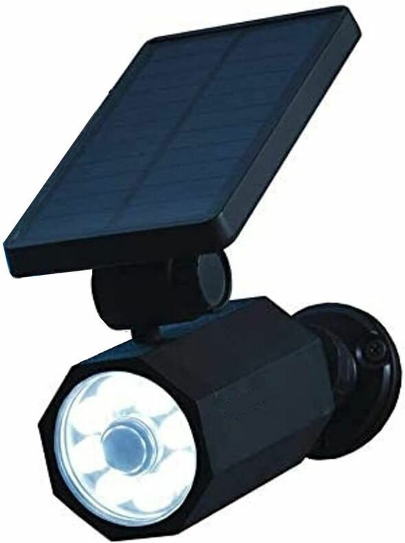 Bionic Spotlight Deluxe LED-Solarleuchten, solarbetriebener Strahler mit Bewegungssensor, 25 Fuß, wasserdicht, frostbest...
