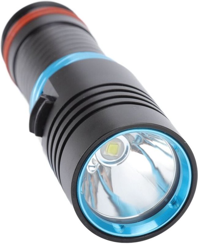 5000LM Tauchtaschenlampe, IPX8 100M Unterwasser wasserdicht, stufenlos dimmbare L2-LED-Perlen, hochwertige Unterwasser-T...