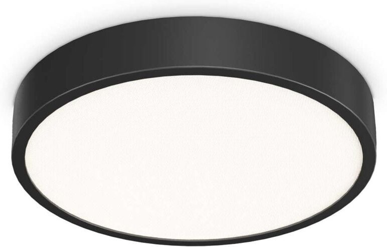 Ideal Lux - ray Integrierte LED-Halbbündigleuchte, Schwarz, 6850 lm, 3000–4000 k, IP44