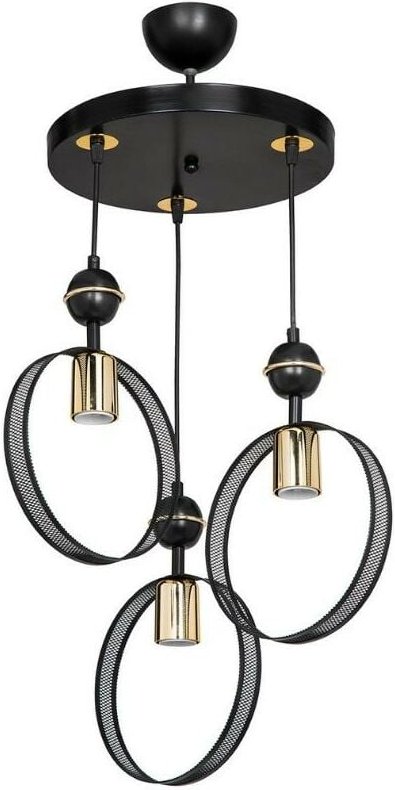 Esin-Pendelleuchte mit drei MDL4423-Kreisfassungen