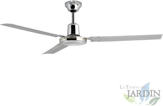 Suinga - Orbegozo Deckenventilator mit Wandschalter, 60 w, 120 cm Durchmesser grau.