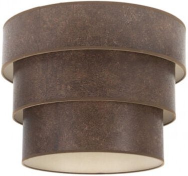 Dreifach-Pendelleuchte Schirm smile e27 rost 40dx20dx26h