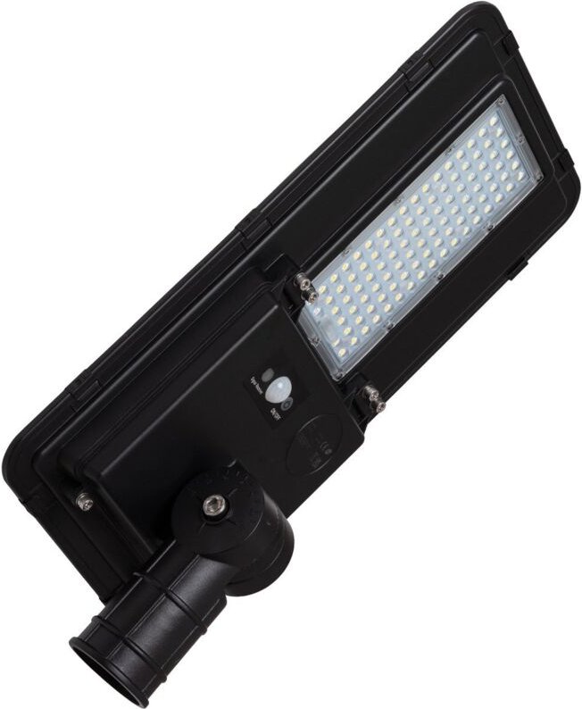 Efectoled - LED-Straßenleuchte Solar 6400 lm 160 lm/W Sinaí mit mppt und Bewegungssensor 3000K Warmweiß