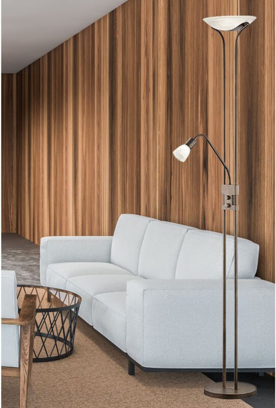 Makellose 22,5W led Steh Boden Leuchte Büro Schalter Licht Lampe trio 421910228