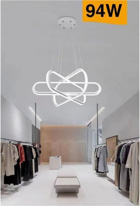 Trade Shop - moderne led-kronleuchter-pendelleuchte 94W weisses licht 4000K 3000K 6500K A49 -