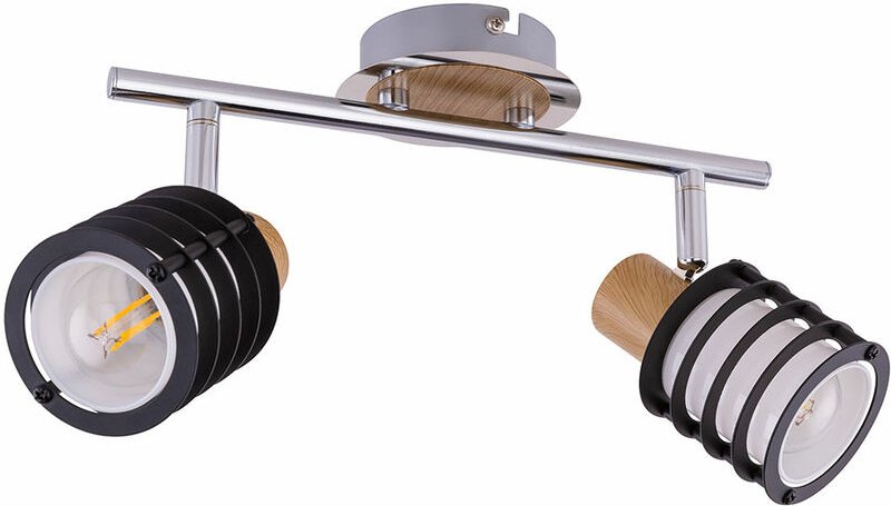 Decken Spot Leiste Lampe Wohn Ess Zimmer Glas Leuchte verstellbar App Handy Sprach Steuerung inkl. rgb led Leuchtmittel