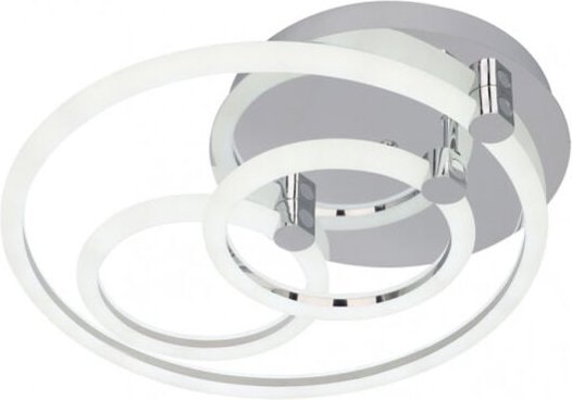 Deckenleuchte 68w 3000k, 4000k, 6500k Chrom Alya 10x44x40cm 9180Lm Dimmbar, Memory und C-Fernbedienung brand Fabrilamp