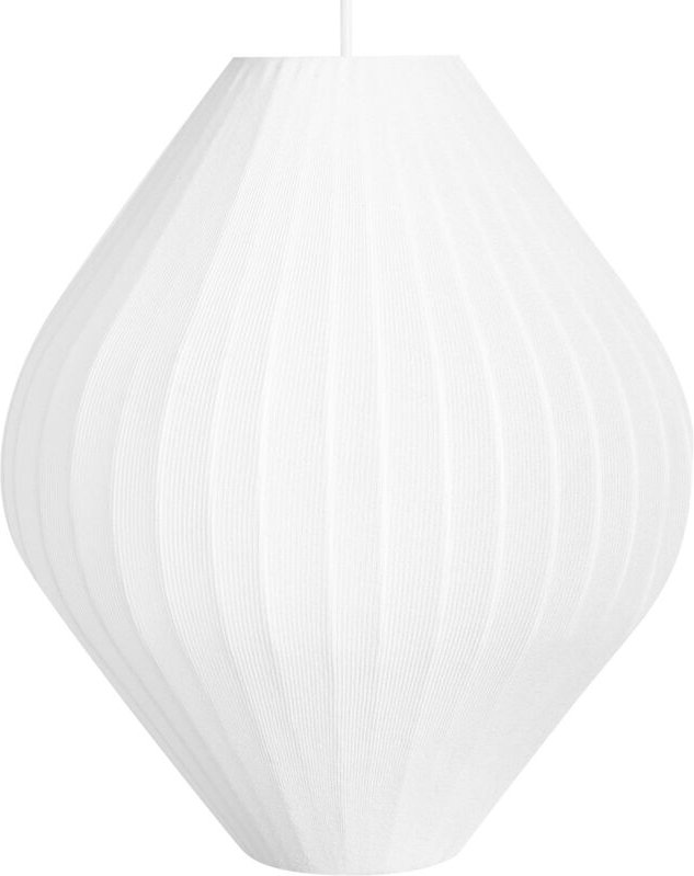 Hängeleuchte ALME Stoff Weiß