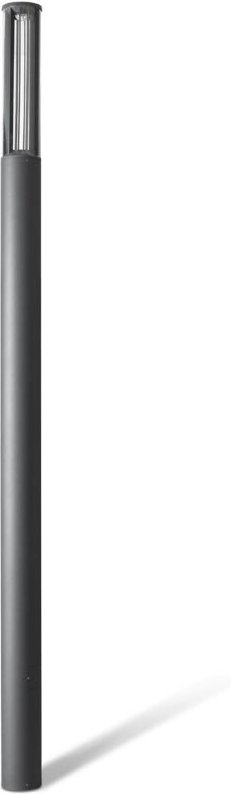 Faro Screen LED-Außenpollerleuchte 310 cm, dunkelgrau, 2700 K, 360° dimmbar, DALI-fähig, Schutzart IP65