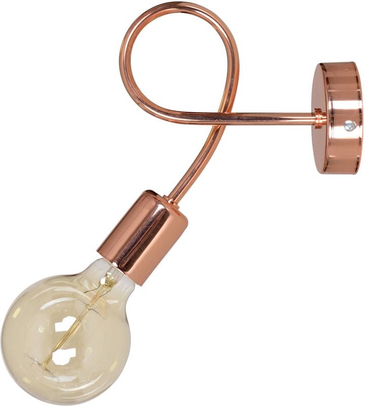 Edison Loft Kupfer Wandlampe
