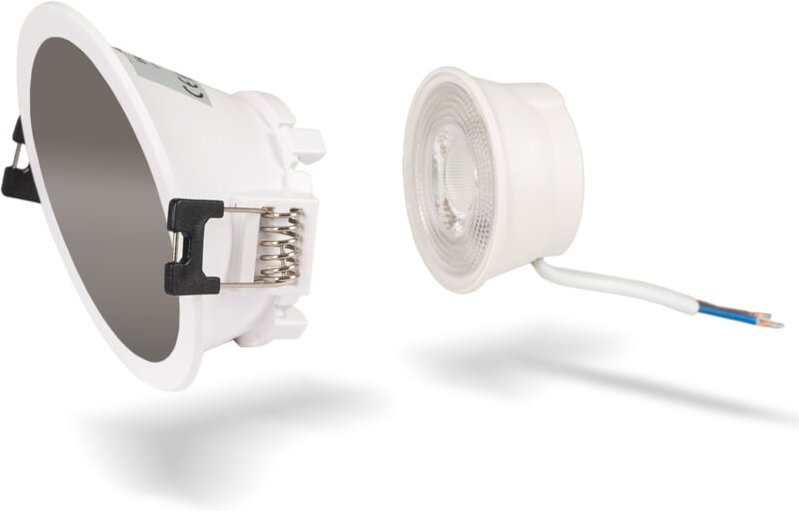 KIT Aro Downlight rund asymmetrisch Ø85mm + LED-Modul MR16 5W