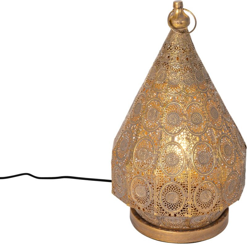 Orientalische Tischlampe Gold 26 cm - Mowgli