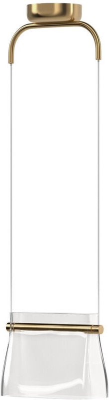 Maytoni Cabaret Moderne Pendelleuchte, Deckenleuchte, Messing, 3000 K, 850 lm, Glasschirm