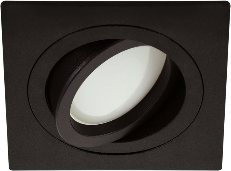 Quadratische Spot-Deckenleuchte LUBA D schwarz