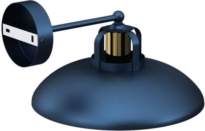 Wandleuchte FELIX MARINEBLAU/GOLD 1xE27