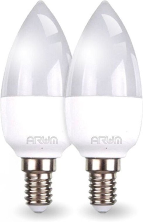 Set mit 2 E14 C37 LED-Lampen Farbtemperatur: 4000K neutralweiß