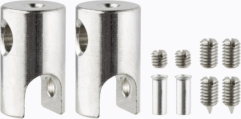 Paulmann - 978019 Niedervolt-Seilsystem-Komponente Seilklotz 2er Set Chrom