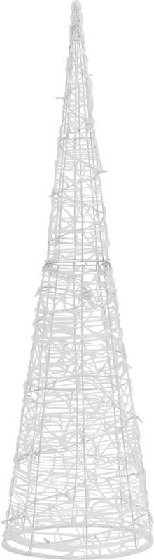 Vidaxl - LED-Kegel Acryl Weihnachtsdeko Pyramide Blau 120 cm