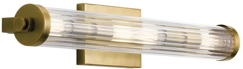 Elstead Kichler Azores Badezimmer Wandleuchte Messing natur, IP44