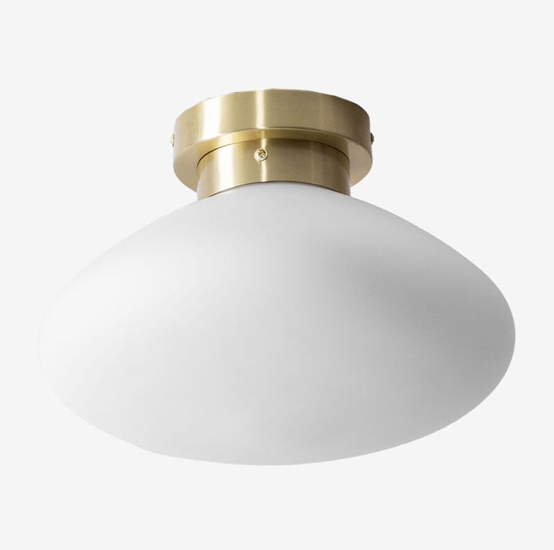 Sklum - Deckenleuchte aus Glas Diribe Vergoldet