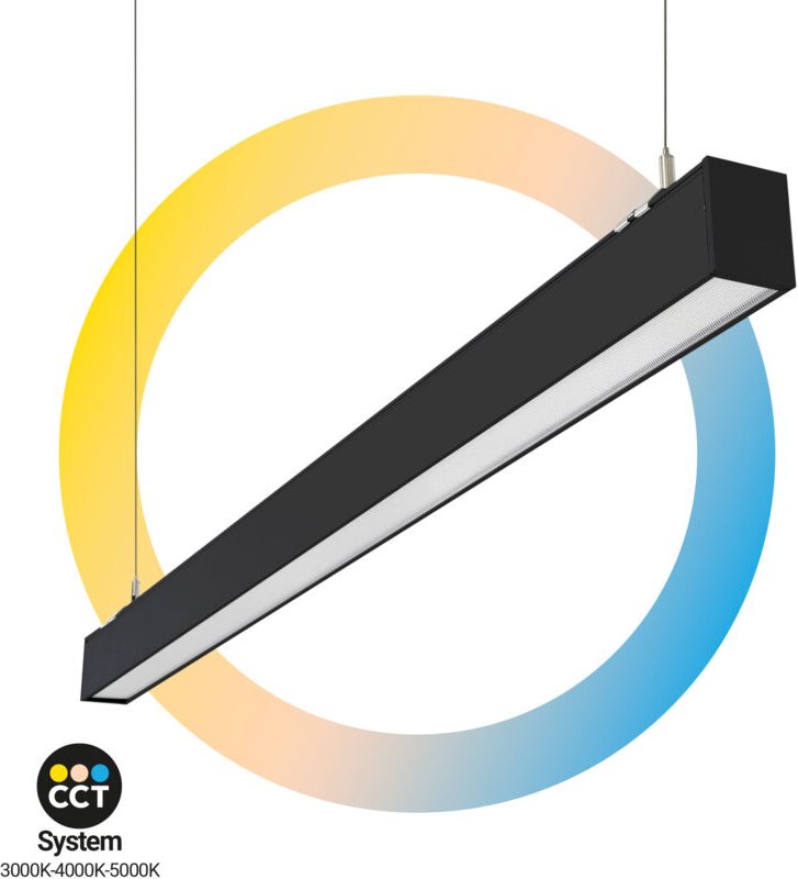 Barcelona Led - led CCT-Linienleuchte hängend oder zur Deckenmontage - 40W -