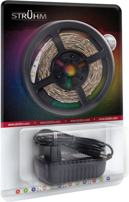 LATE LED-Streifen 5m 150 RGB mit IP20-Netzteil