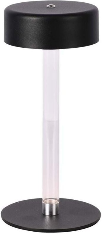 Rechargeable Table Lamp IP20 Black+Transparent 3W 210 Lumen 3IN1