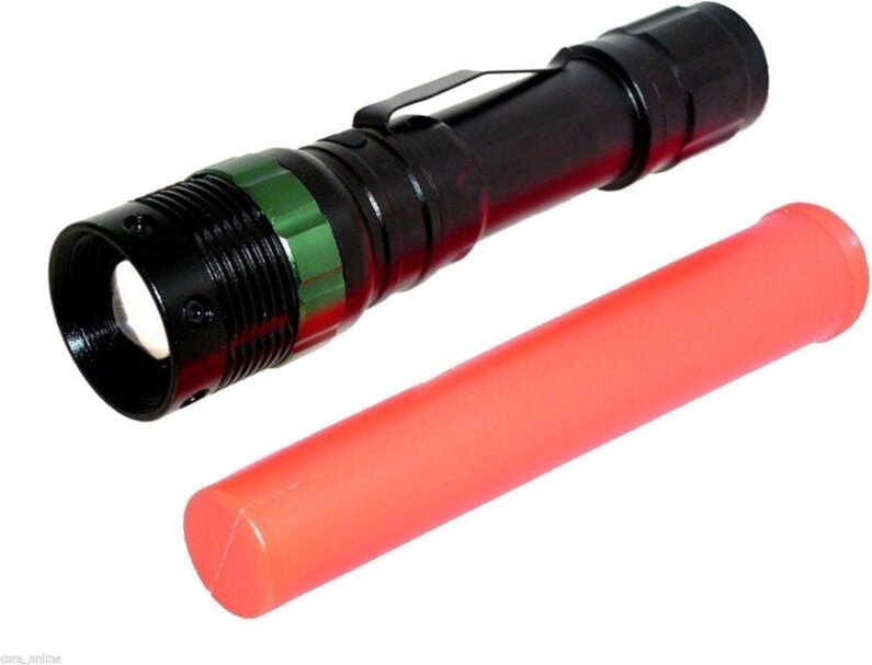 Trade Shop Traesio - Trade Shop - militärische taktische taschenlampe cree led xenon zoom wiederaufladbar 15000W -