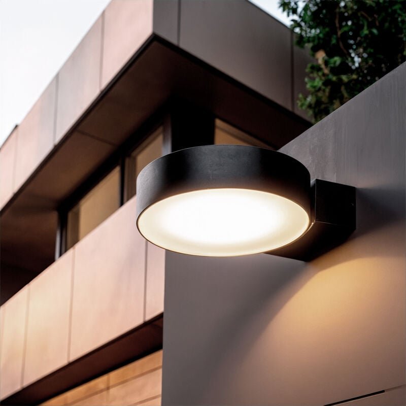 LED-Wandleuchte Aussen 8.3W Aluminium Nerida Schwarz