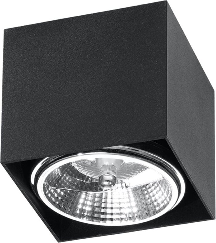 Tilar Ceiling 1 Gu10 Es111 Black Alu Lumilo 07.107.00