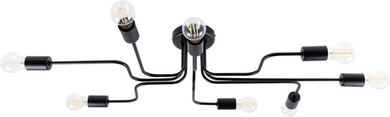 Deckenleuchte Vivid 8 E27 Schwarz Lumilo 14.549.48