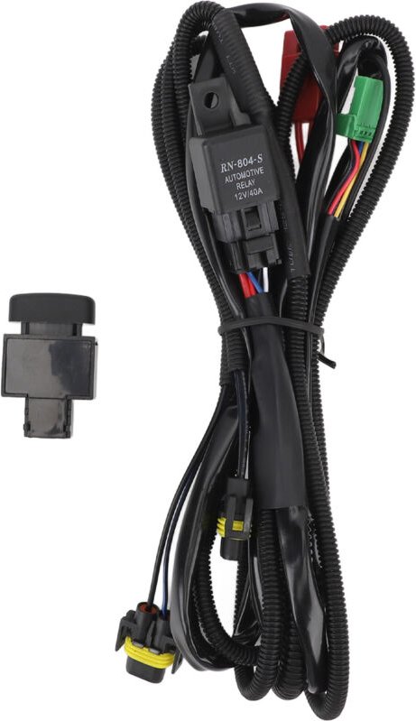 LED-Nebelscheinwerfer-Relais-Kabelbaum mit 40A-Relais für J10, X-Trail T31, D40, Pathfinder R51 und mehr.