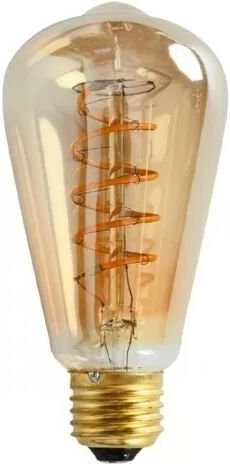 0011804 Ampulle dekorative led E27 5W 170/190lm - Filament Twist - Retro Edison Ø64x140mm - Opjet