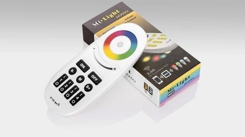 LED-Streifen-Controller, Fernbedienung + Empfänger, RGB, max. 10 A, 1 Kanal max. 6 A