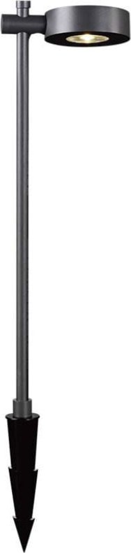 6W led Gartenlampe mit Erdspieß und doppelter Bodenbefestigung, Schwarz, H:102cm, Naturweiß, IP65 - V-tac