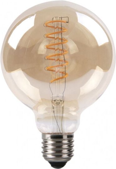 Fabrilamp - Birne Filamen.spiral Vert.globe 13x9,5d 4w E27 Amber 250 Lm 2200k