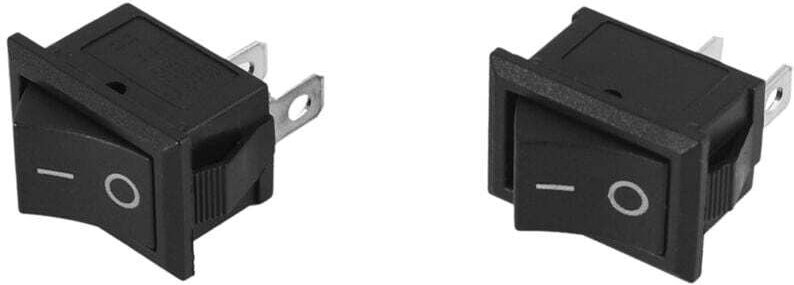 SODIAL(R) 2 Stück Kfz-Wechselstrom-Wippschalter 6A/250V 10A/125V Ein/Aus-Position KCD1