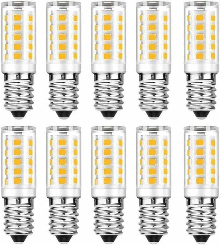E14 LED-Lampe, Kaltweiß 6000 K, 5 W (entspricht 50 W Glühbirne), 400 lm, nicht dimmbar, 10er-Packung