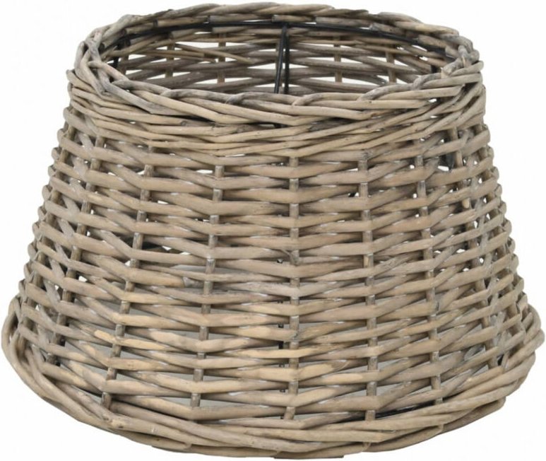 Lampenschirm Korbweide 38 x 23 cm Natur vidaXL